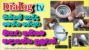 dialog tv no signal problem sinhala