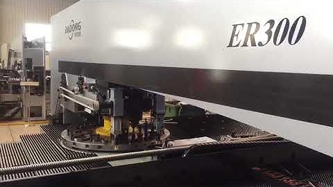 DADONG SERVO CNC Turret Punch Press -ER300 testing