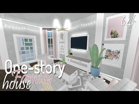 Bloxburg One Story Blush Family Home 64k Youtube