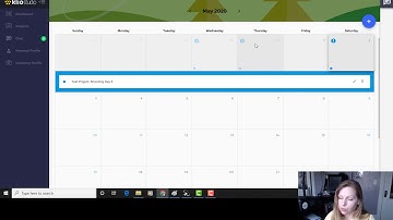 How to use the Calendar inside a project in Klio Studio - Basic Tutorial - Part 7 Getting Started