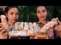 Yummy cooking spring rolls shrimp recipe - Cooking skill