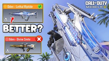 Is the Legendary Oden - Lethal Riptide is better than Mythic?