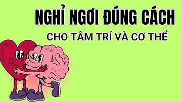 (sách của thiền sư kiêm bác sĩ tâm thần) NGHỈ NGƠI ĐÚNG CÁCH CHO CƠ THỂ VÀ TÂM TRÍ