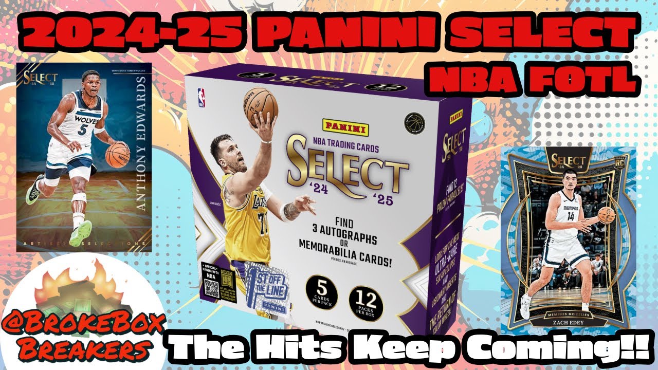 BIG Rookie Hit!! 2024-25 Panini Select NBA FOTL