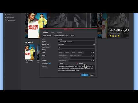 Synology NAS tip - How to edit a movies meta data when in Video Station