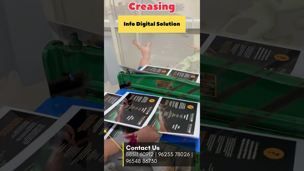 A4 trifold brochure #digitalprinting #printing #konicaminolta #printingpress #dwarka #delhi