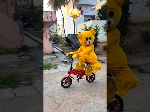 Mini Cycle 🚲😂💥…….#teddycomedy #funnyshorts #mrcrazy