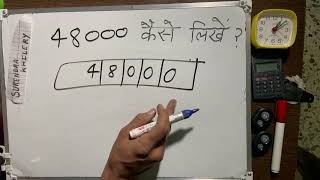 48000 Kaise Likhate Hain Forty Eight Thousand Only 48,000 Spelling Hindi English Hindi