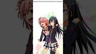 The most relatable character to me😔 #anime #snafu #hachimanhikigaya #romanticcomedy #yukinoshita