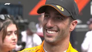 DANIEL RICCIARDO & KEVIN MAGNUSSEN POST QUALIFYING MONACO GP 2022