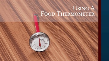 Using a Food Thermometer