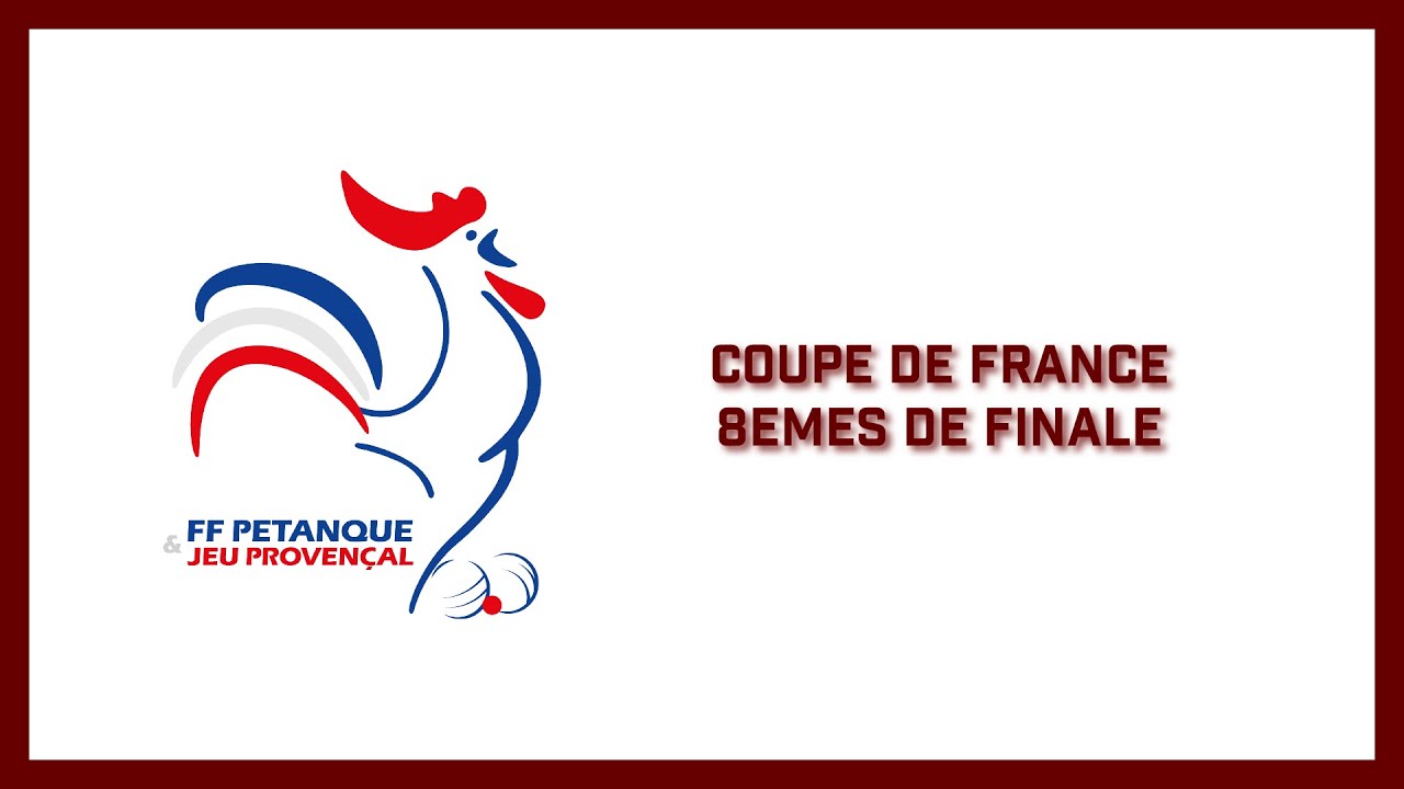 Miniature : Coupe de France Pétanque - 8èmes de Finale - Tours - 18 février 2024