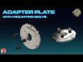 3 Jaw Scroll Chuck | SolidWorks Project - Adapter Plate with Mounting Bolts