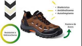 Zapatilla Funcional Lander con puntera de acero