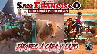 La Dinamita Alcanzo Jaripeo Ranchero de Lazo En La Tierra del Mezcal Etucuaro  Michoacán