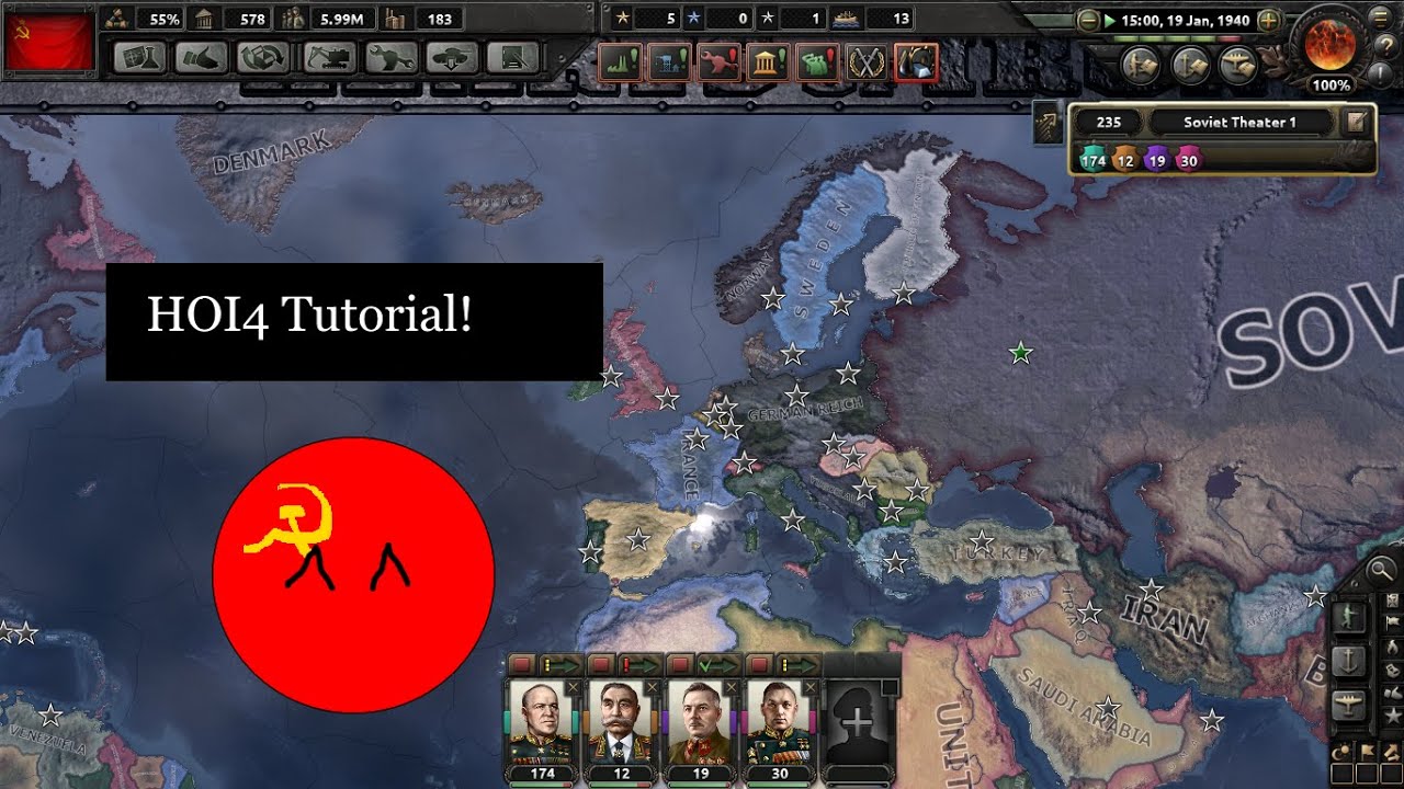 Hearts of Iron IV Tutorial German Reich Gameplay YouTube