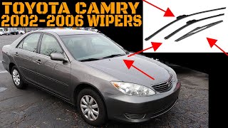 Toyota Camry Wiper Replacement 2002-2006
