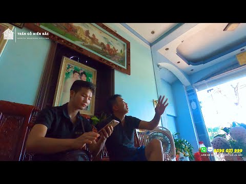 Video Nhận thi công trần gỗ pơ mu cho không gian phòng khách... - youtube
