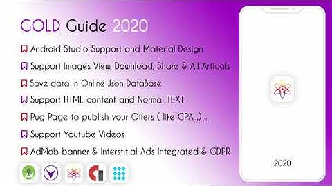 Gold Guide 2020 - High Features & AdMob | Codecanyon Scripts and Snippets