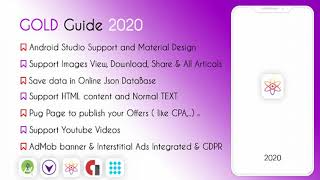 Gold Guide 2020 - High Features & AdMob | Codecanyon Scripts and Snippets