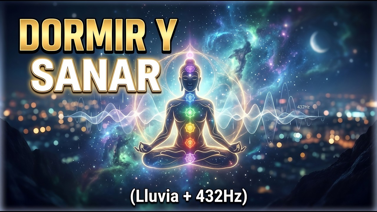 Detox de Cortisol y Sanación Profunda | 432Hz + Lluvia | Activa tu ...