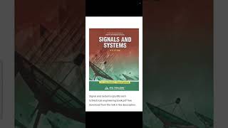 signals and systems/gtu/BE/sem 5/Electrical engineering book pdf