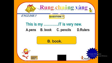 ENGLISH 3:  RUNG CHUÔNG VÀNG - PHẦN 1