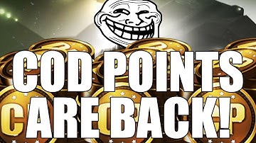 COD POINTS ARE BACK ALREADY IN INFINITE WARFARE!