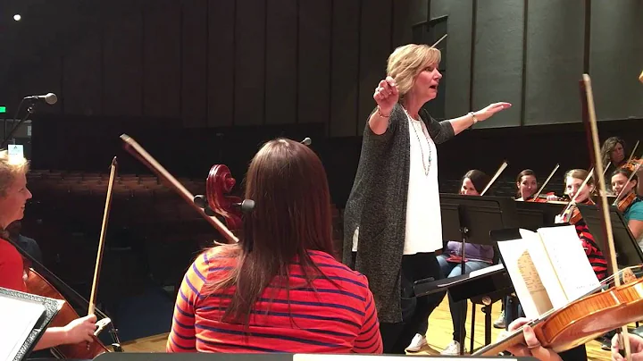Renee Pew conducting the TSO