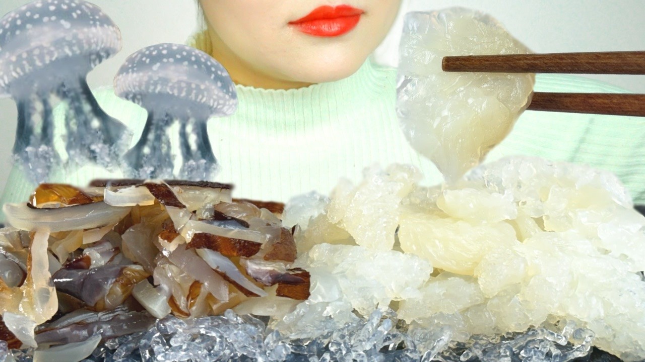 ASMR | Медуза🪼 | Русские Субтитры | Jellyfish | Eating Sounds / Mukbang