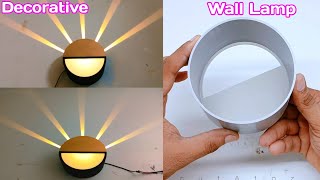 How To Make Decorative Lamp | New Model | Wall Lamp Diy Decor Wall Light Decoration Lighting Iceland