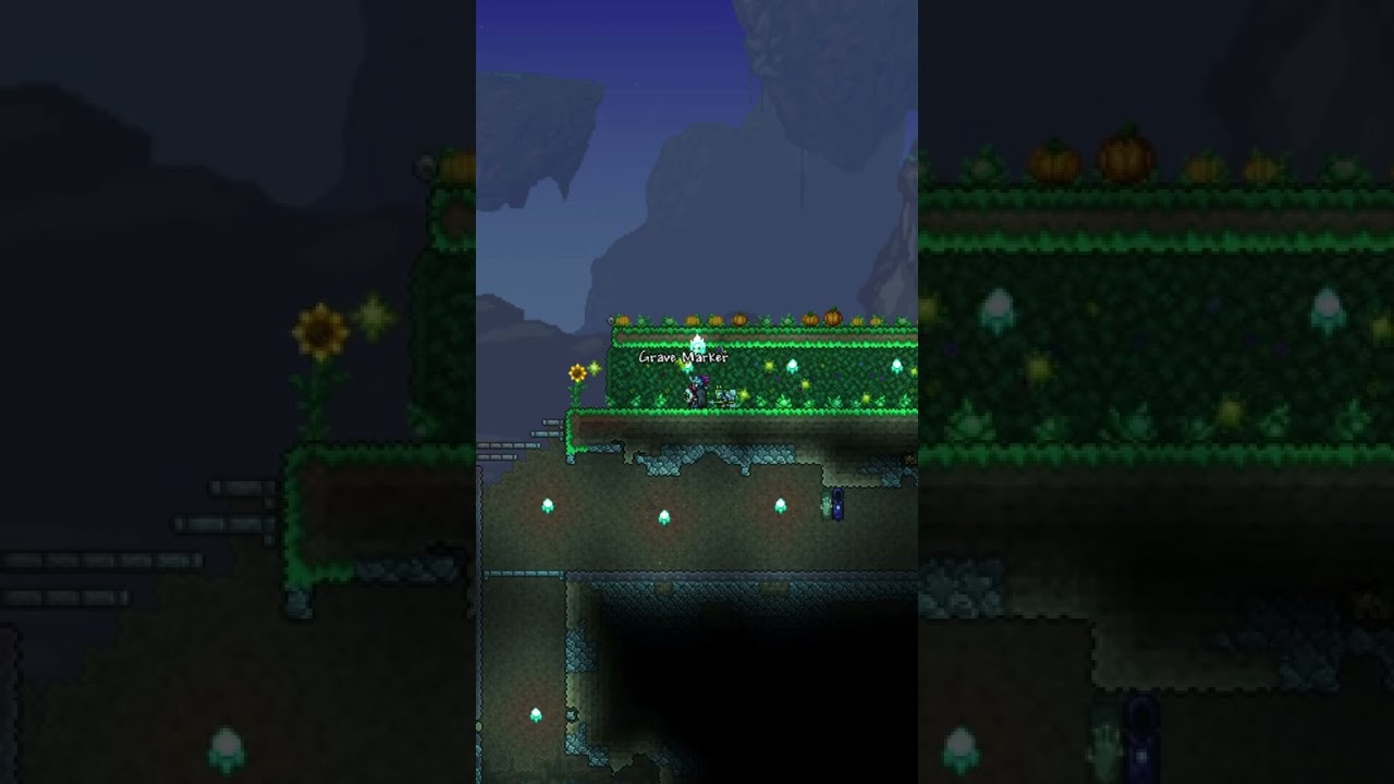 Terraria / Farming Pumpkins for my PIES!   #Shorts