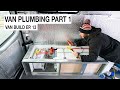 Building Our Sprinter Van's Plumbing System - Part 1 Van Build Ep 13.