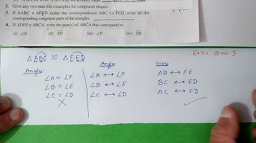 Q.3, Ex.7.1 Chapter:7 Congruence Of Triangles | Ncert Maths Class 7 | Cbse