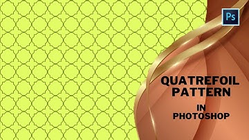 //How To Make " QUATREFOIL PATTERN" In Photoshop// #digital #pattern #photoshop #effect #texture