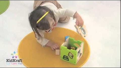 Toddler Toys; Shape Sorting Cube by KidKraft