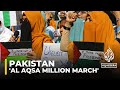 Tehreekelabbaik pakistan party holds al aqsa million march to show support of palestine