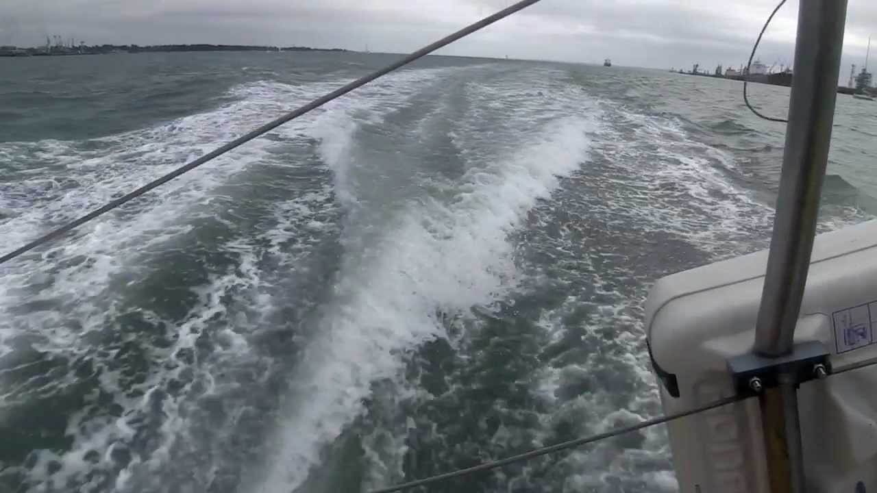 19. 'Monster Project', a VO70, rocks around the Solent