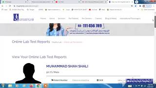 Chughtai Lab say PCR Report View & DownloadYour Online Reports [ Travels and Tours Info screenshot 3