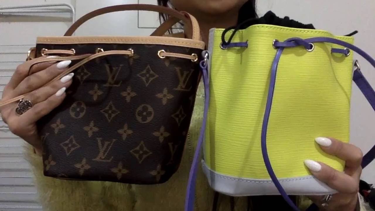 Louis Vuitton Nano Noe Acid Yellow - YouTube