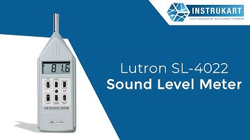 Lutron SL-4022 Sound Level Meter|dB Meter