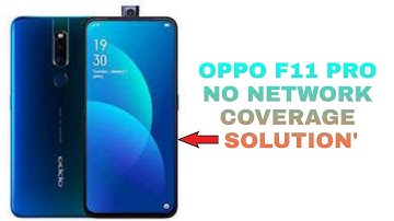 #ABDULMOBILEREAPRING OPPO F11 PRO  NO NETWORK COVERAGE  SOLUTION