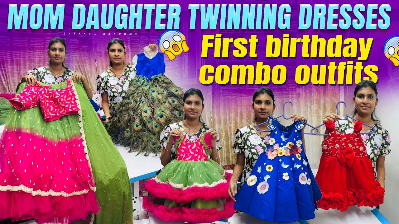 mom and daughter combo dress for birthday Women's Clothes Mom And Daughter Maxi Dresses MOM AND DAUGHTER COMBO  ORDER SEPARTE