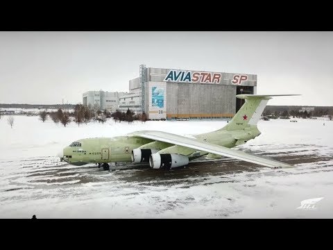 RUSYA'NIN YENİ YAKIT İKMAL UÇAĞI İLK UÇUŞUNU YAPTI 1 Haberler New air tanker 'Ilyushin' IL-78M 90A first flight in Ulyanovsk (Raw footage)