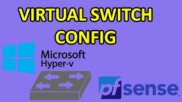 HOW TO: Config Virtual Switches for PFSense Virtualised on Windows Server Core Hyper-V