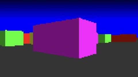 Atari Lynx: Raycast demo