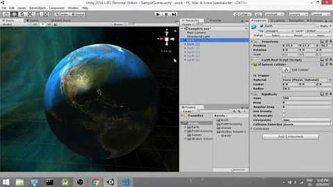 Unity3d - Gravity Simulation