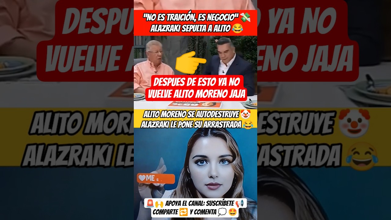 ALAZRAKI DESPEDAZA A ALITO MORENO 😂🔥 “TE AYUDA MÁS A MORENA”