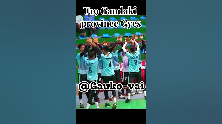 U19 Gandaki province Best of luck #gandaki_province#volleyball #nepalivolleyball #shortsfeed