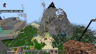 Minecraft massive mountain castles project phase 2-3 started 11/21